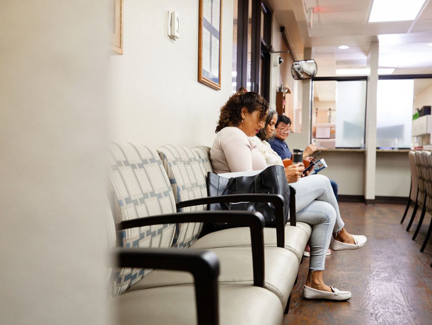 YORK Sun Pro Packaged Rooftop Unit provides reliability and efficiency at a doctor's office while patients sit in the waiting room.