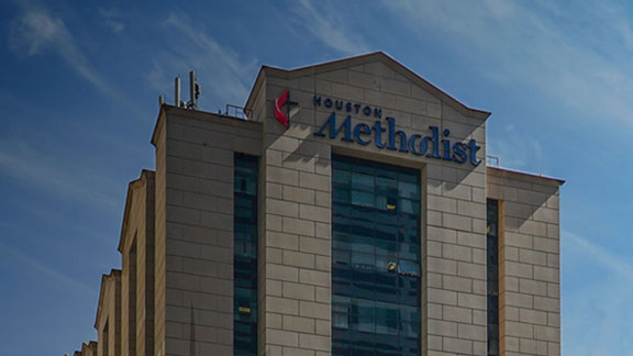 Exterior shot of Houston Methodist Hostpial
