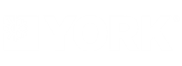 York logo white